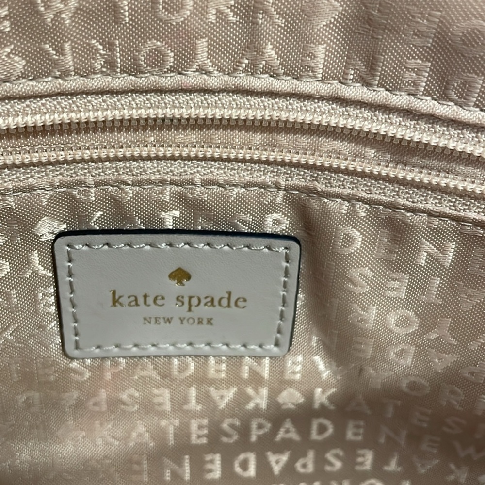 Kate Spade Shoulder/Crossbody Taupe Leather Flap Bag - Picture 11 of 15